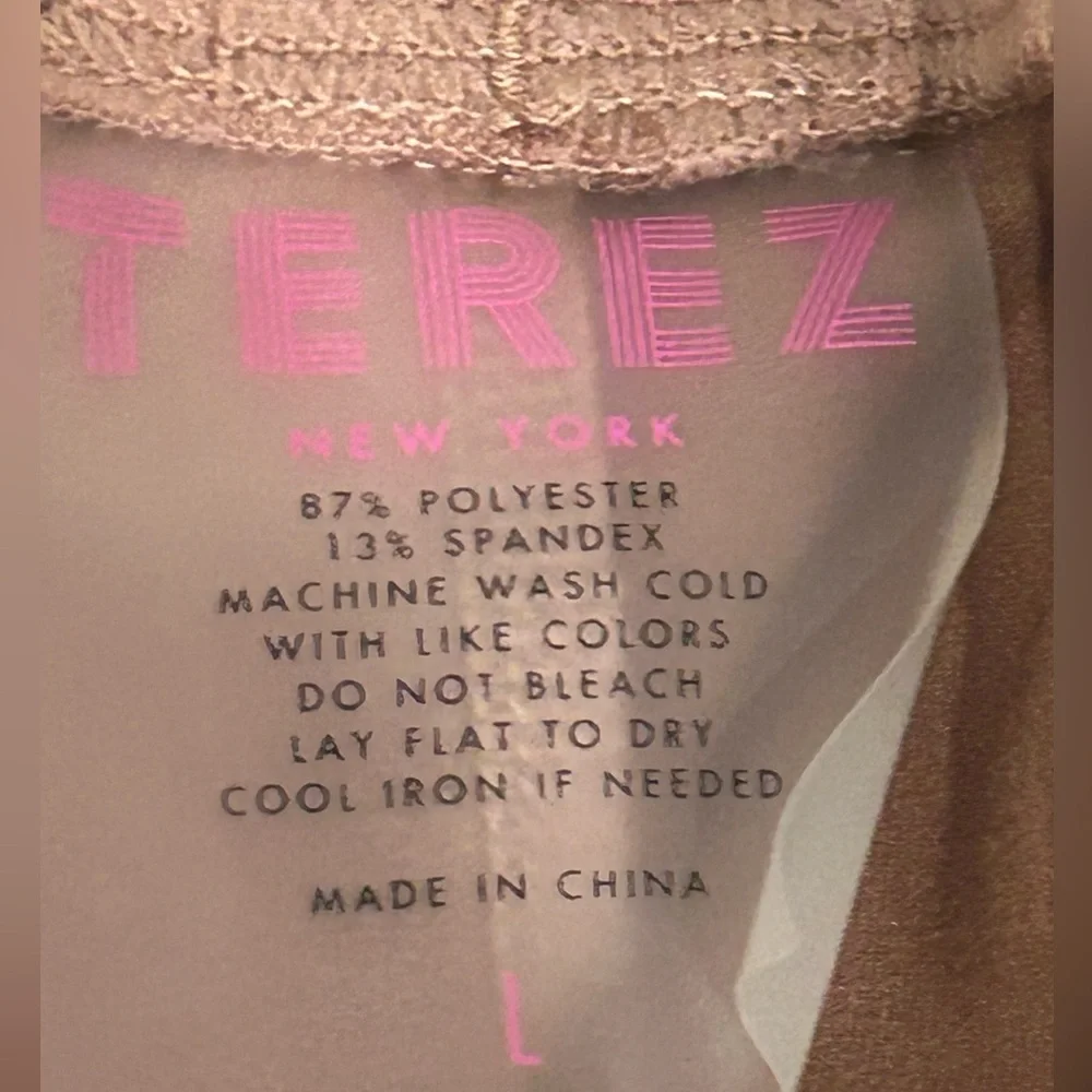 Terez Two-Tone Women's Leggings. Size Large.